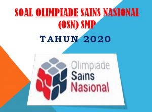 Soal Olimpiade Sains Nasional OSN IPS SMP 2020